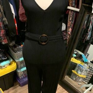 Cotton On Black Jumpsuit with Belt